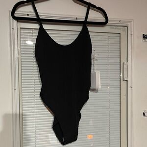 NWT Good American Black Always Fits One-Piece Size s/m